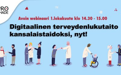 Avoin webinaari: Digitaalinen terveydenlukutaito kansalaistaidoksi, nyt!